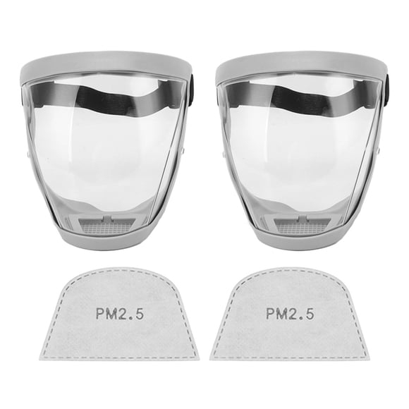 Protector facial, 2 piezas de cubierta protectora para la cara, protector facial, cubierta protectora para la cara diseñada para profesionales