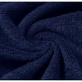 thumbnail image 6 of Beauty Threadz- 100% Cotton Bath Towels 4 Piece Set Soft Fluffy, Absorbent and Quick Dry Perfect for Daily Use – 500 GSM 27” x 54”, Navy Blue, 6 of 7