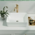 thumbnail image 4 of DeerValley DV-1V031 White Ceramic 19in Rectangle Vessel Sink, 4 of 12