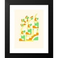thumbnail image 2 of Serge Gladky 14x18 Black Modern Framed Museum Art Print Titled - Flowers, Text and Twenty-Six Collar Plates Pl 22 (1929), 2 of 5