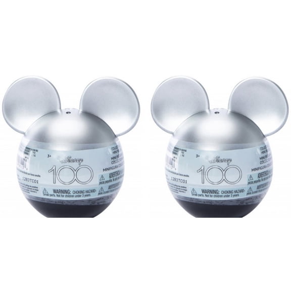 Disney Collectible Mini Figure LOT of 2 Mystery Packs