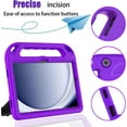 thumbnail image 5 of BMOUO Kids Case for Samsung Galaxy Tab A11+ Plus 11” 2026/A9+ Plus 11 Inch 2023, with Screen Protector, Shockproof Lightweight Stand Handle Samsung Galaxy Tab A11 Plus/A9 Plus Case for Kids, Purple, 5 of 8
