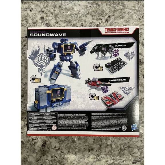 Transformers: War for Cybertron Soundwave Kids Toy Action Figure for Boys and Girls (7")