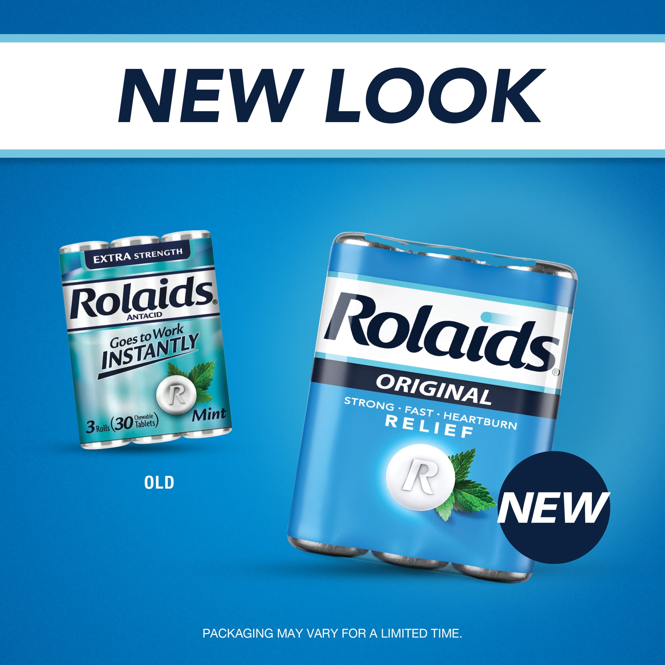 Rolaids Original Strength, 30 Chewable Tablets, Mint