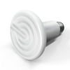 Simple Deluxe 100W Ceramic Heat Emitter Reptile Heat Lamp Bulb No Light Emitting Brooder Coop Heater for Amphibian Pet Snake Turtle & Incubating Chicken, No Harm, White, 1 Pack