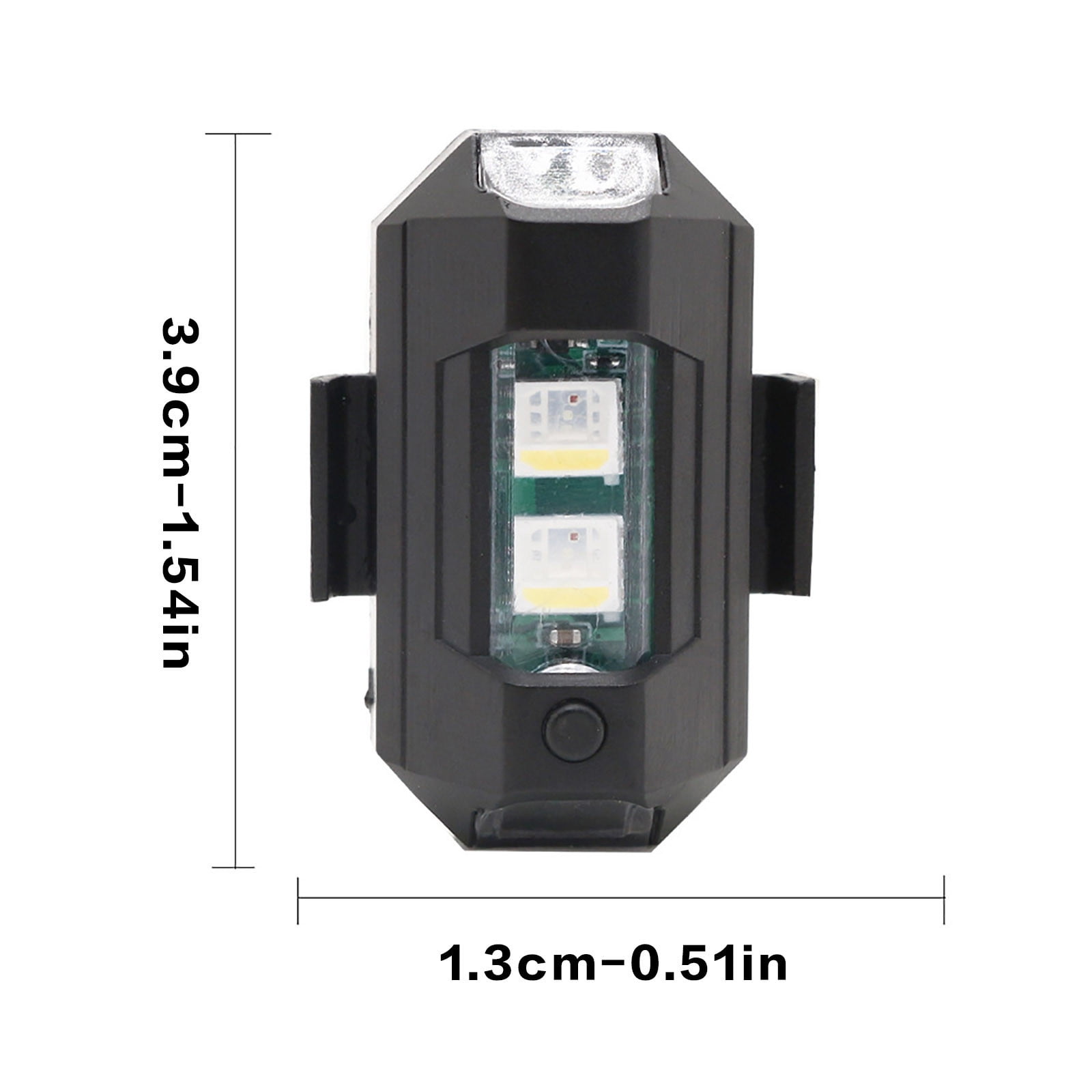 Lights LED Charging Wireless LED Strobe Lights with Remote Control, Motorcycle Lights LED Charging Strobe Lights Locomotive Tail Lights Modified Aircraft Lights Electric Vehicle Lights LED