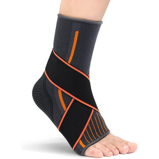 Ankle Brace Achilles Tendonitis Support, Ankle Foot Wrap Sleeve with ...