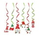 thumbnail image 2 of Navidad decoración colgante 6 piezas, Swirl PET, para jardín, fiesta exterior, luces decorativas, resistente al clima, fácil de instalar, para terraza, 6 piezas, material PET, para exterior,, 2 of 9