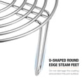 thumbnail image 2 of SHISUYAN Stainless Steel Steamer Rack Round Cooling Rack for Steaming Canning Cooking and Baking, 2 of 9