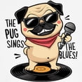 thumbnail image 3 of CafePress - The Pug Sings The Blues - Women's Novelty Thong Panties Underwear, 3 of 4