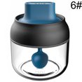 thumbnail image 2 of 9.86oz Glass Spice Container Practical Seasoning Bottle Honey Jar with Spoon, 2 of 10