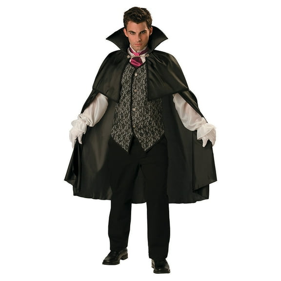 InCharacter Men's Midnight Vampire Costume, Size L