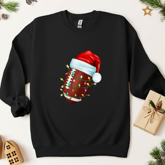Christmas Football Mom Sweatshirt: Festive Holiday Sweater