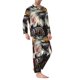 thumbnail image 2 of Balery Retro American Eagle A Pijama para Hombre de Dos Piezas con Manga Larga, Conjunto de Dormir y Descanso Suave con Bolsillos-XX-Large, 2 of 7