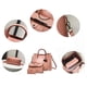 thumbnail image 4 of Pink 3 uds. Bolso de mano de cuero para mujer, bolsos de hombro con borlas, bolso de mano, bandolera, 4 of 4