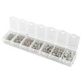 thumbnail image 1 of LEEYNEER Rings Ring Accessories Open Maker Supplies That Metal Jewellery Diy Making Set Locking Silver Findings, 1 of 8