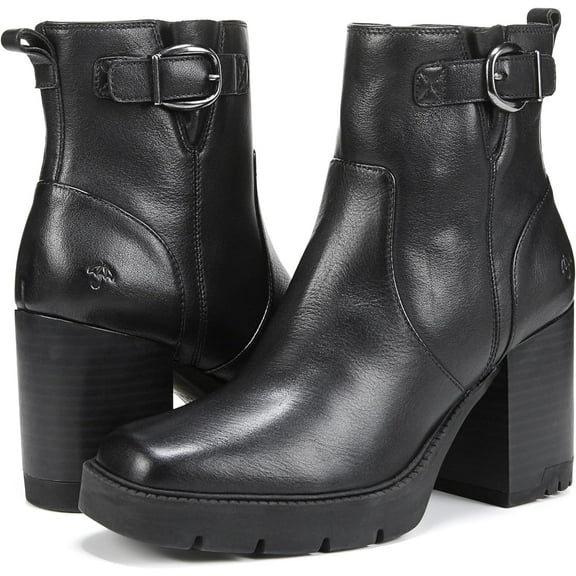 Naturalizer Women's Wilde Waterproof Boot Black Leather 8M