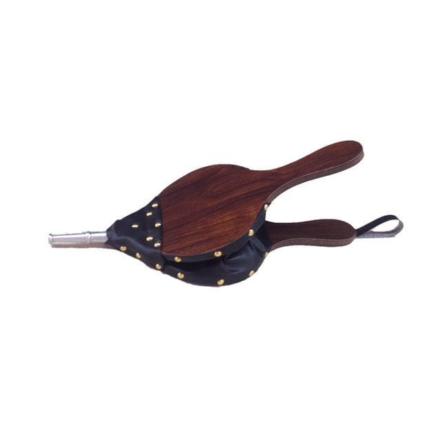 Herramientas para chimenea Chimenea de madera Cuero Abanico Tigre Soplador de mano Utensilios para barbacoa