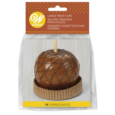 Wilton Large Treat Cups 18/Pkg-Brown