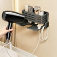 thumbnail image 5 of Wall Mount Hair Dryer Rack Adhesive No Drill Organizer For Hair Styling Tools Bathroom, 5 of 6