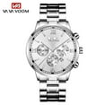 thumbnail image 2 of VAVA VOOM Top brand stainless steel watch band High quality classic clock Men's watch Multifunctional sports watch reloj hombre, 2 of 10
