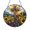 Acrylic 3.5 Inch, variant on Sunflower Cross Window Hanging, Religious Glass Ornament