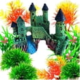 thumbnail image 1 of Plantas decorativas para acuario, tamaño de 10 piezas, plantas de acuario, decoración de plástico y decoración de adorno de cueva de poliresina de roca, 1 of 5