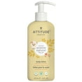 thumbnail image 1 of ATTITUDE oatmeal sensitive natural baby care, Body Lotion, Unscented, 473 mL, 1 of 6