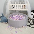 thumbnail image 3 of Pit Balls GOGOSO con forma de estrella rosa y morada para niñas y niños pequeños, 3 of 9