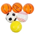 thumbnail image 1 of HEANUJJ 6Pcs Kids Bounce Ball Bouncy Assorted Color For Outdoor Games Suitable For Children, 1 of 8