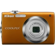 Nikon Coolpix S3000 12 Megapixel Compact Camera, Orange