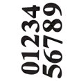 thumbnail image 3 of 10pcs 5cm Number Sign Modern Plaque Number House Hotel Door Address Digits Sticker Plate Sign (0-9,1pc for Each Number, Black), 3 of 7