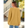 thumbnail image 6 of Women's Cardigan 2023 Open Front Oversized Button Lightweight Sweaters V Neck Loose Cardigans Knit Outwear, 6 of 14