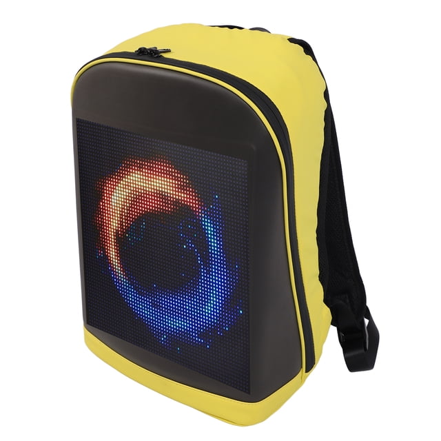 Mochila LED Para Motocicleta, Mochila LED Resistente Al Agua De 16 Pulgadas Ventilada Para Salir