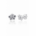 thumbnail image 3 of SilverCloseOut Sterling Silver Teens Small Butterfly Stud Earrings 0.31in, 3 of 9