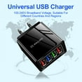 thumbnail image 3 of 4 Multi-Port Quick Charge 3.0 Fast Wall Charger USB Hub Power Adapter US Plug, 3 of 7