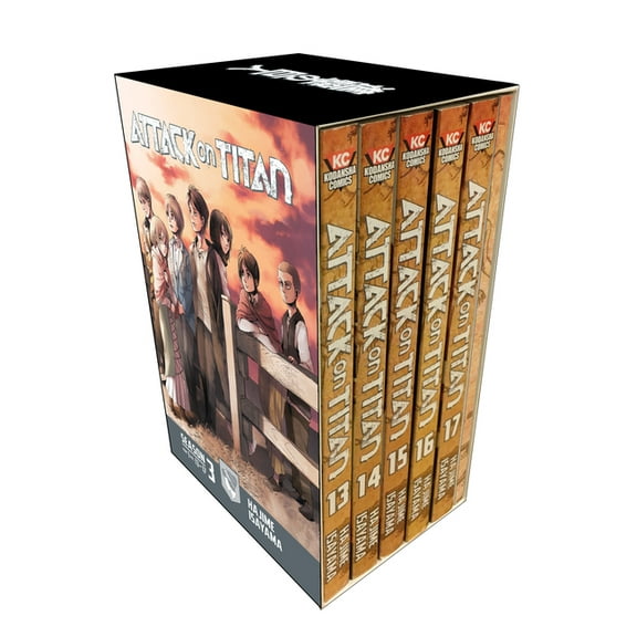 Attack on Titan Manga Box Sets: Attack on Titan Season 3 Part 1 Manga Box Set (Series #4) (Paperback)
