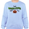 thumbnail image 2 of Momster Sweatshirt Unisex Medium Light Blue, 2 of 5