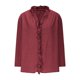 thumbnail image 4 of Vestidos Casuales Para Mujer, Blusas De Mujer De Moda Moda de verano para mujer, cuello en V, ocio, manga tres cuartos, color liso, 4 of 6