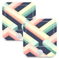 thumbnail image 7 of Yayeee 2-Pack Plug in LED Night Lights with Light Sensors Motion Detectors, Green Stripes, 7 of 7