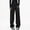 Black, variant on Women's Mid-Low Waist Baggy Boyfriend Jeans Vintage Wide Leg Denim Streetwear Pants