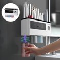 thumbnail image 3 of Soporte para Cepillo de Taza Magnética Y Dispensador Automático de Cajón de Almacenamiento Adecua tazas perfecl Porta cepillo de dientes, 3 of 8