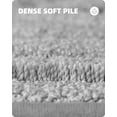 thumbnail image 4 of Alfombra de baño antideslizante, alfombra de baño absorbente, alfombra de ducha de microfibra suave, lavable a máquina, 50x80cm, gris, 4 of 5