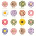 thumbnail image 6 of 30pcs Realistic Daisy Flower Beads - Bright Silicone Charms for Crafts, Necklaces, Keyrings & Fashion Accessories, Durable & Bendable, 6 of 9