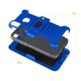 thumbnail image 4 of Compatible for Samsung Galaxy A20S Case with Tempered Glass Screen Protector Belt Clip Holster Defender Rugged Shock Proof Armor Heavy Protection Phone Cover w/Magnetic Mount Plate [Blue], 4 of 8