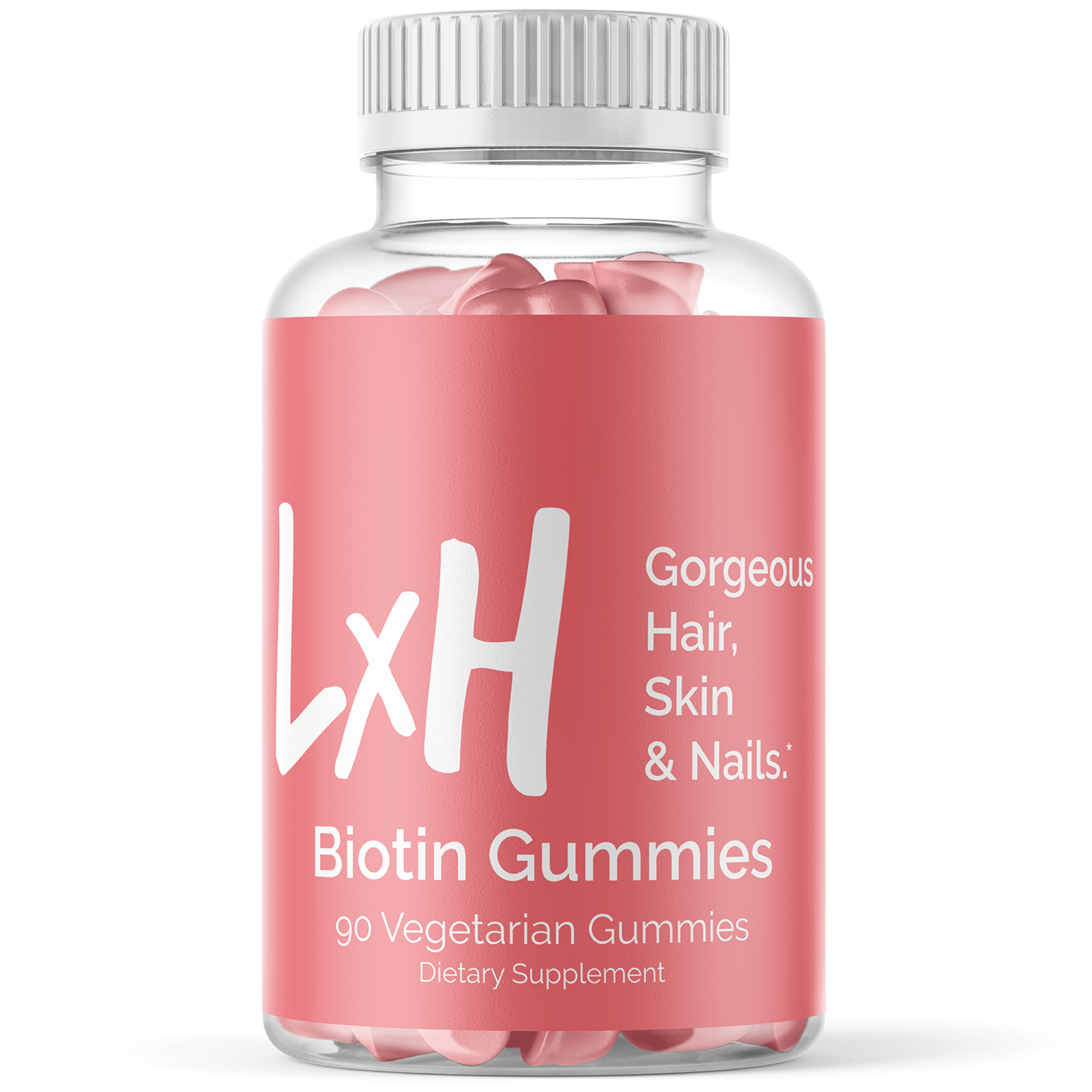 LxH, Biotin Gummies, 90 Vegetarian Gummies