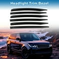 thumbnail image 2 of Anillo de recorte del faro Cubierta del faro Decoración para Range Rover Range Rover L405 Vogue 2018-2019 Negro Brillante ABS 6Pcs Frontal Izquierdo Frontal Derecho, 2 of 7