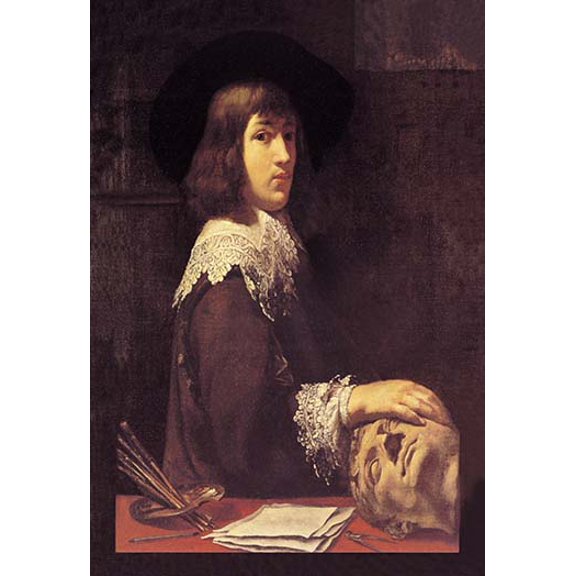 Self-portrait (Jean Daret) Fine art canvas print (20" x 30")