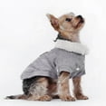 thumbnail image 5 of Xmarks Cozy Windproof Winter Dog Jacket, Thick Warm Coat Reflective Vest Clothes for Puppy Small Medium Dogs Gray M, 5 of 10