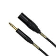 thumbnail image 3 of Mogami Gold TRS-XLRM-06 Balanced Audio Adapter Cable, 1/4" TRS Male Plug to XLR-Male, Gold Contacts, Straight Connectors, 6 Foot, 3 of 3